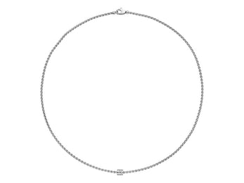 Fope Aria 18ct White Gold 0.17ct Diamond Necklace 890C BBR. 