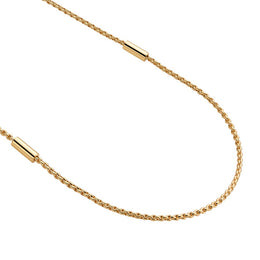 Fope Aria 18ct Yellow Gold 0.02ct Diamond Long Necklace