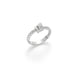 Fope Prima 18ct White Gold 0.13ct Diamond Ring AN743/PAVE.Fope Prima 18ct White Gold 0.13ct Diamond Ring AN743/PAVE.
