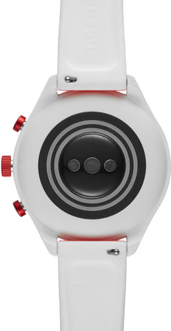Fossil Watch Sport Smartwatch Red Silicone