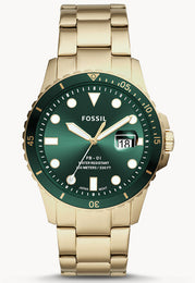 Fossil Watch FB-01 Three Hand Date Gold Tone FS5658