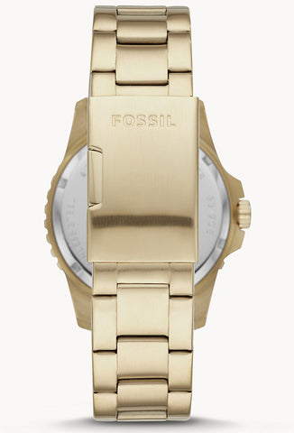Fossil Watch FB-01 Three Hand Date Gold Tone