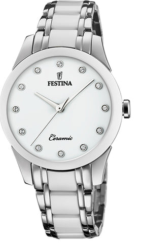 Festina Watch Two Hands Swarovski Elements Ladies F20499/1