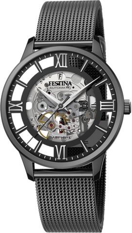 Festina Watch Skeleton Mens F20535/1