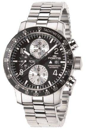 Fortis Stratoliner Chronograph Black D 665.10.11 M