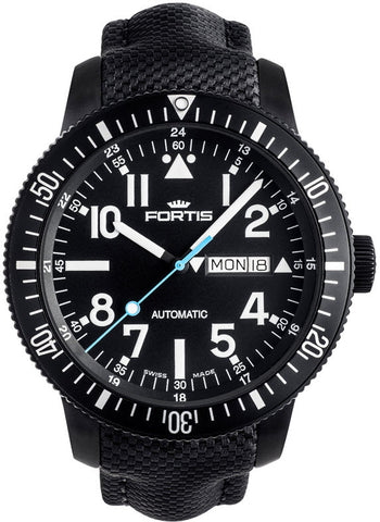 Fortis Watch Aquatis Diver Black 647.18.41 LP