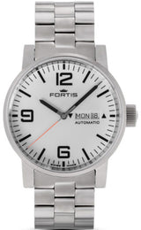 Fortis Watch Cosmonautis Spacematic Steel White 623.10.12 MB