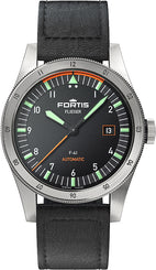 Fortis Watch Flieger F-41 Automatic On Aviator Strap F.422.0009