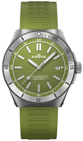Fortis Watch Marinemaster M-40 Woodpecker Green F8120007