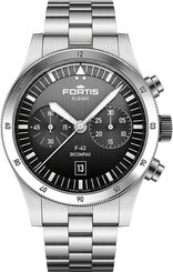 Fortis Watch Flieger F-43 Bicompax Black F4240006