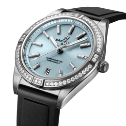 Breitling Chronomat Automatic 36 Ice Blue Diamond Watch