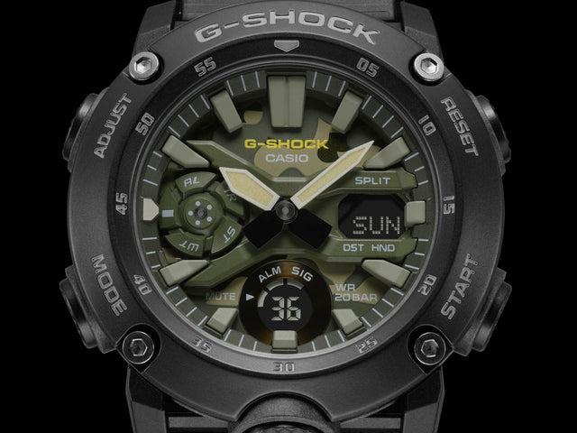 G-Shock Watch Alarm Camouflage Mens