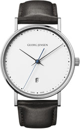 Georg Jensen Watch Koppel Quartz White Dial 10009147