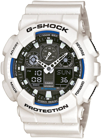 G-Shock Watch White Oversize GA-100B-7AER