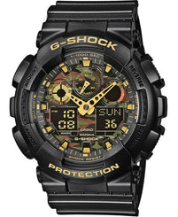 G-Shock Watch Alarm Chronograph Camouflage GA-100CF-1A9ER