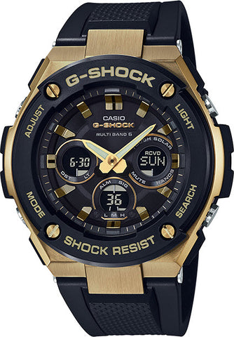 G-Shock Watch World Time Alarm Mens GST-W300G-1A9ER