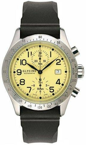 Glycine Stratoforte Chronograph Yellow D 3803.15A-D9