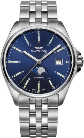 Glycine Watch Combat Classic Moon Phase GL0191