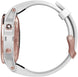 Garmin Watch Fenix 5S Rose Gold White Band