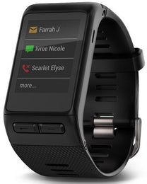 Garmin Watch Vivoactive Smartwatch HR Black Built in Heart Rate Monitor 010-01605-00
