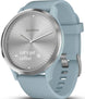 Garmin Watch Vivomove HR Silver with Sea Foam Silicone Band 010-01850-08