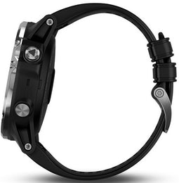 Garmin Watch Descent Mk1 Silver Sapphire Black Band