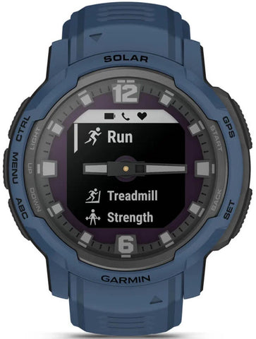 Garmin Instinct Crossover Solar Tidal Blue Watch