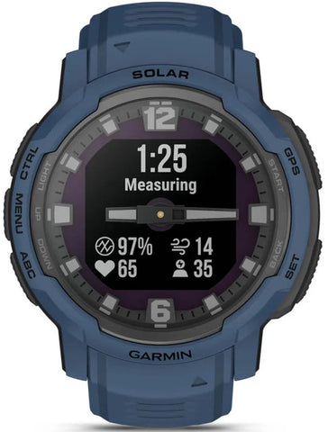 Garmin Instinct Crossover Solar Tidal Blue Watch