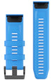 Garmin Watch Bands QuickFit 26 Amp Cyan Blue Silicone 010-12741-02