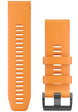 Garmin Watch Band QuickFit 26 Amp Solar Flare Orange Silicone D