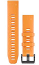 Garmin Watch Bands QuickFit 22 Solar Flare Orange Silicone 010-12740-04
