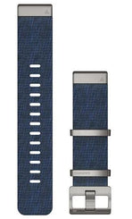 Garmin Watch Bands QuickFit 22 Jacquard Weave Indigo Nylon 010-12738-02