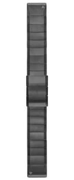 Garmin Watch Bands QuickFit 22 Carbon Grey DLC Titanium Bracelet 010-12740-02