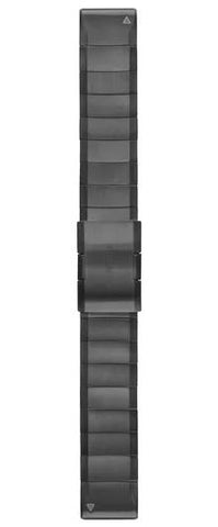 Garmin Watch Bands QuickFit 22 Carbon Grey DLC Titanium Bracelet 010-12740-02