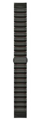 Garmin Watch Bands QuickFit 22 Hybrid Titanium Silicone Bracelet Carbon Gray DLC 010-12738-00