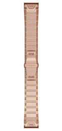 Garmin Watch Band QuickFit 20 Rose Gold Tone Steel Bracelet