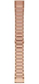 Garmin Watch Bands QuickFit 20 Rose Gold Tone Steel Bracelet 010-12739-02