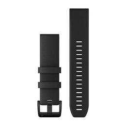 Garmin Watch Bands QuickFit 22 Black With Black Stainless Steel Hardware 010-12901-00