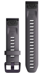 Garmin Watch Band QuickFit 20 Shale Grey/Amethyst Hardware D