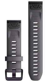 Garmin Strap QuickFit 20 Shale Grey/Amethyst Hardware