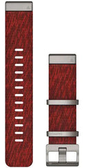 Garmin Watch Band QuickFit 22 Red Jacquard Weave