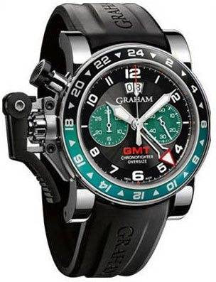 Graham Chronofighter Oversize GMT Green 2OVGS.B12A.K10B