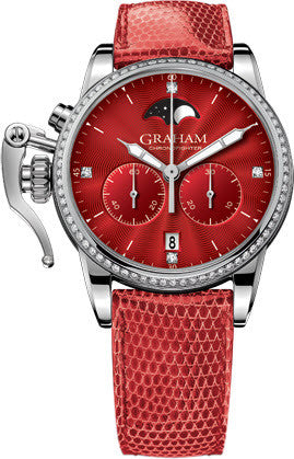 Graham Watch Chronofighter 1695 Lady Moon Red Diamond 2CXCS.R01A.L113S