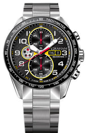Graham Watch Silverstone Racing Red Yellow Bracelet 2STEA.B15A.A26F