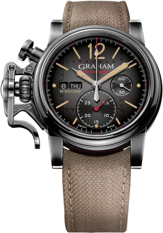 Graham Watch Chronofighter Vintage Aircraft Limited Edition 2CVAV.B18A.BEIGE CANVAS