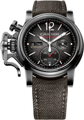 Graham Watch Chronofighter Vintage Aircraft Limited Edition 2CVAV.B19A.ANTHRACITE CANVAS