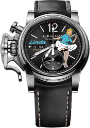 Graham Watch Chronofighter Vintage Nose Art Linda Limited Edition 2CVAS.B27A.L127S