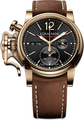 Graham Watch Chronofighter Vintage Bronze Black Gold 2CVAK.B26A.L132V