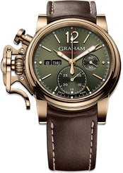 Graham Watch Chronofighter Vintage Bronze Black Gold 2CVAK.G02A.L136V