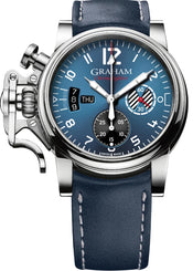 Graham Watch Chronofighter Vintage Blue 2CVAS.U21A.L129S